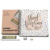 Modern Calligraphy Set for Beginners: A Creative Craft Kit for Adults Featuring Hand Lettering 101 Book, Brush Pens, Calligraphy Pens, and More (Chalkfulloflove)