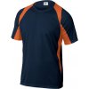 Delta Plus BALI Funkčné tričko oranžová/tmavomodrá 3XL