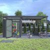 Záhradný domček so svetlíkmi Avenberg Magnus + prístavba 2.5 x 4.9 m - Premium