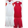 Joma Basketbalový set REVERSIBLE SET WHITE-RED Veľkosť: 43/46