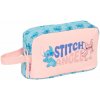 Termo box na desiatu Lilo & Stitch Ohana Modrá Ružová 21,5 x 12 x 6,5 cm