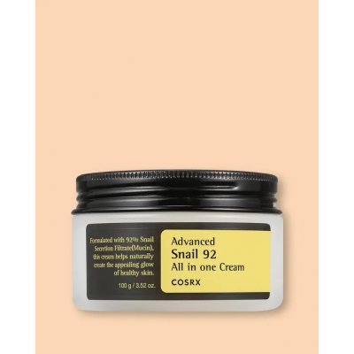 COSRX Univerzálny krém na tvár Advanced Snail 92 All In One Cream - 100 ml (fľaška)