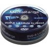 MediaRange DVD-R 1,4GB 4x, 10ks