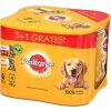 Pedigree Adult v želé kuracie hovädzie 4 x 400 g