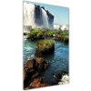 Vertikálny foto obraz sklo tvrdené Vodopád Igaz 50x100 cm