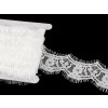 Francúzska mäkká bielizňová čipka šírka 65 mm Off White 13.5m