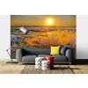 Samolepiaca vliesová fototapeta Svitanie nad morom 375 x 250 cm