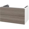 Dreja Doplnková skrinka pod dosku DSD SZZ2 70 (výška 40 cm) - N01 Biela lesk / D03 Cafe