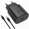 RÝCHLA NABÍJAČKA TELEFÓNU 25W VÝKONNÁ KOCKA + USB-C KÁBEL 1M