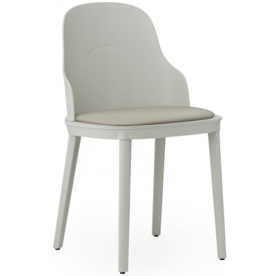 Normann Copenhagen Allez Chair Ultra Leather teplá sivá