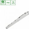 SPECTRUM - LIMEA GIGANT PRO 1200 - 20W/26W/33W/40W hermetické svietidlo IK10 IP66 1200x80x68 Studená biela / 6000°K - Sivé