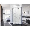 Aquatek Better S7 CHRÓM Sprchová zástena číre sklo 8 mm, 90x90x195 cm