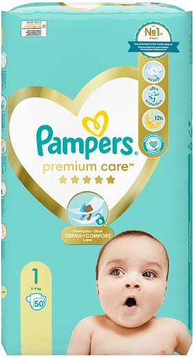 Pampers Premium care 1 50 Ks