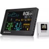 Meteostanica BRESSER MeteoTemp Baro HZ s farebným LCD displejom