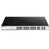 D-Link DGS-1210-24P 28-portový inteligentný PoE switch, 24x GbE PoE+, 4x RJ45/ SFP, PoE 193W DGS-1210-24P/E