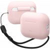 Elago Airpods Pro 2 Silicone Case with Nylon Lanyard - Lovely Pink EAPP2SC-OR-ROSTR-LPK