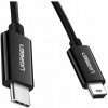 Ugreen 50445 USB-C/Mini USB, 1m, černý