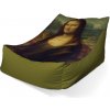 Sablio Sedací vak Lounge Mona Lisa - Leonardo da Vinci - 120 x 100 x 80 cm
