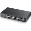 ZyXEL GS1100-24E, 24-port 10/100/1000Mbps Gigabit Ethernet switch v3, Fanless, desktop