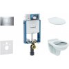 GEBERIT - Kombifix Set predstenovej inštalácie, klozet Alpha s doskou, tlačidlo Sigma30, chróm 110.302.00.5 NR6