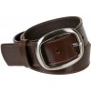 Dámsky opasok hnedý makadámový MERCUCIO koža 120