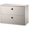 String Komoda String Chest With Drawers 58 x 30, beige
