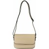 CINDY dámska crossbody koženková kabelka taupe