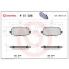 Sada brzdových platničiek, vždy 4 kusy v sade BREMBO P 37 020 (P37020)