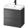 Cersanit Moduo umývadlo so skrinkou 59.5 cm antracitová S801-469-DSM