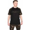 Fox Tričko Black / Camo Outline T veľ.S