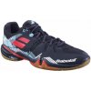 Pánska obuv na badminton/squash Babolat Shadow Spirit - black/tomato red (41)
