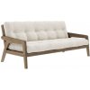 Karup design GRAB SOFA natural pine (pohovka z borovice) karup carob ivory 510