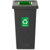Igotrend, 724002 Kôš na triedený odpad 75 l, FIT BIN čierno/zelený
