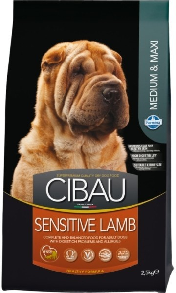 CIBAU dog Adult sensitive lamb Medium&maxi 2,5 kg