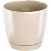 Kvetináč plast béžový Prosperplast 10 cm x 10 x 9,2 cm