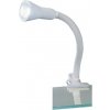Stolová lampa Trio Flexo biela 5028010-01