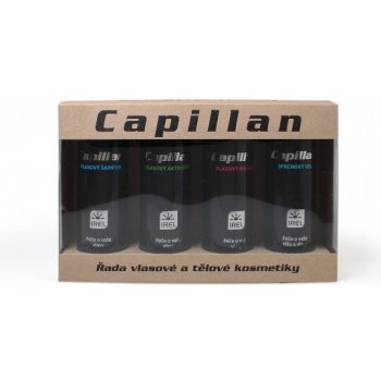 Capillan S 4 x 200 ml aktivátor + šampón + balzam + sprchový gél darčeková sada