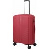 Cestovný kufor Travelite Air stripe 4W M 75 L červená