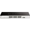D-Link DGS-1210-26 26-port Gigabit Smart+ Switch, 24x GbE, 2x SFP, fanless