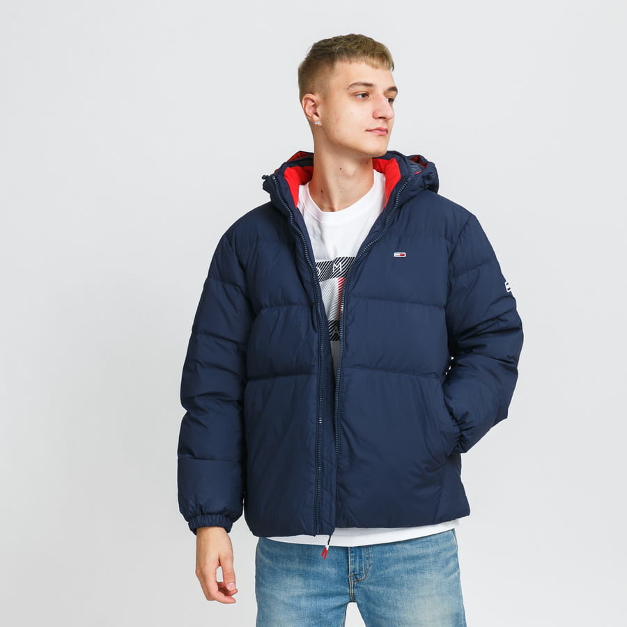 Tommy Jeans pánska tmavo modrá zimná bunda C87