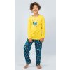 Vienetta Kids dětské pyžamo Monster žlutá