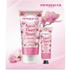 Dermacol Flower Care jemný sprchový krém s vôňou kvetín 200 ml + ošetrujúci krém na ruky s vôňou kvetín 30 ml