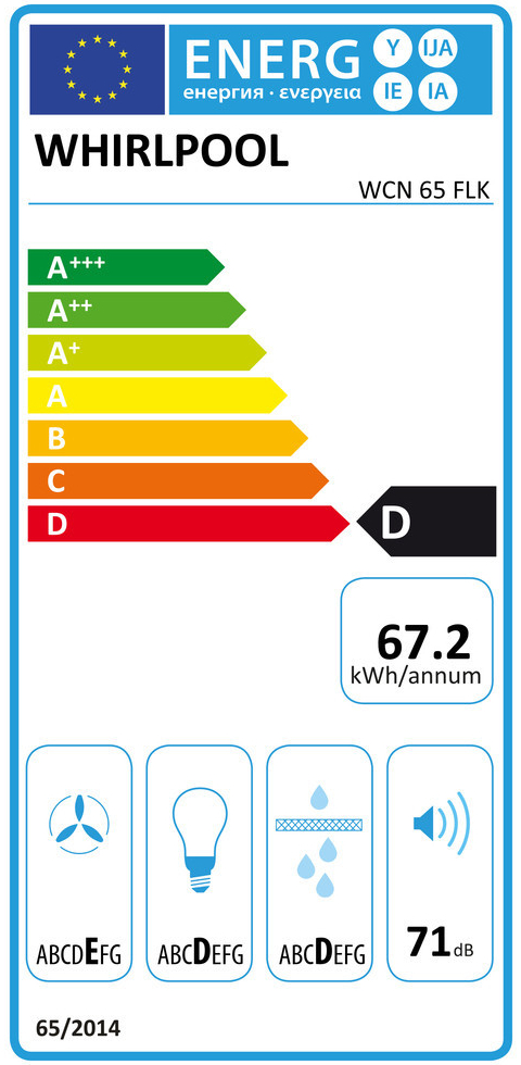 WHIRLPOOL WCN65FLK