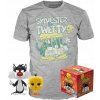 Funko Pop! set Looney Tunes Sylvester a Tweety tričko veľkosť M