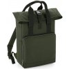 BagBase Unisex mestský batoh BG118 Olive Green 28 x 38 x 12 cm