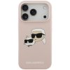 Karl Lagerfeld Double Heads silikónový kryt s MagSafe pre iPhone 17 Pro - ružový 57983127729 - možnosť vrátiť tovar ZADARMO do 30tich dní