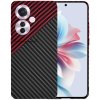 Techsuit - Carbonite FiberShell kryt pre Oppo Reno11 F - červený Vortex