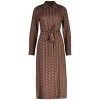 ŠATY GANT BELTED G PRINT SHIRT DRESS PLUM WINE