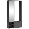 Halmar Predsieňová skriňa MILO UNI so zrkadlom grafit