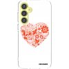 Picasee silikónový prehľadný obal pre Samsung Galaxy A35 5G A356B - Veľké srdce